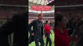 PRINCE HARRY ARRIVES AT GREY CUP