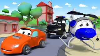 Car Patrol -  Hector is Playing Solo - Car City ! Police Cars and fire Trucks for kids