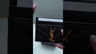 YSL CASSANDRE MATELASSÉ CARD CASE UNBOXING #youtubeshorts