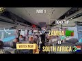 Inside the 28-Hour Bus from Lusaka Zambia 🇿🇲 to Johannesburg South Africa 🇿🇦Via Botswana 🇧🇼 [Part 1]