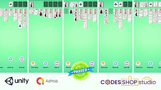 Solitaire Card Game #cards #poker #games #unitysourcecode #solitairecardgame #solitaire