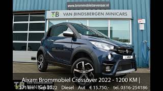 ✅Aixam Brommobiel Crossover 2022 - 1200 KM | Microcar  Ligier