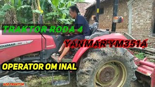 traktor sawah roda 4 yanmar ym351A tes mesin dulu sebelum kerja di sawah‼#traktorsawah