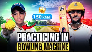 Bowling Machine Pe T20 Mode ON!🔥 | Masti Bhara Cricket Vlog 🏏 | Insane Shots \u0026 Challenges!