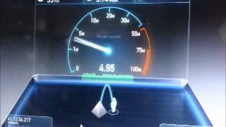 LTE speed tests using B593 router and Poynting outdoor antennas (A-LPDA-0092)