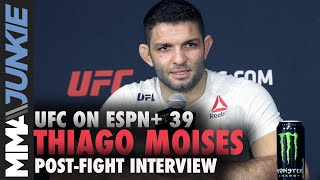 Thiago Moises confident in Bobby Green decision | UFC on ESPN+ 39 post-fight interview