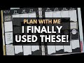 PLAN WITH ME BLACK OUT SPREAD - HAPPY PLANNER TEACHER & STUDENT STICKER BOOKS