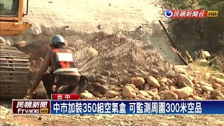 台中市府加裝350組空氣盒 監控空污熱點－民視新聞