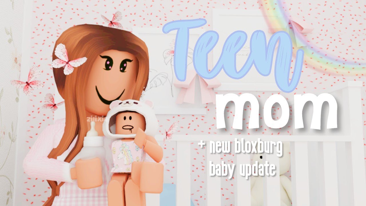 Teen Mom And NEWBORN Baby Morning Routine NEW BLOXBURG BABY UPDATE ...