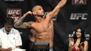 UFC on FX Weigh-In Highlight: Alves vs. Kampmann