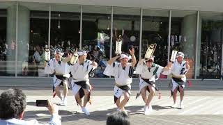 第5回いわき文化春祭り いわきうつくしま連 阿波踊り 平中央公園デッキ