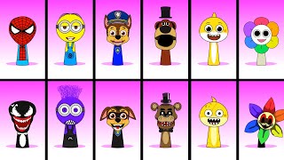 Incredibox Sprunki OC Phases 4 || Compilation Incredibox COMPLETE #sprunki #sprunkiincredibox