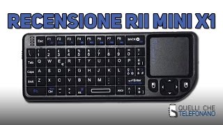 Recensione tastiera wireless Rii Mini X1