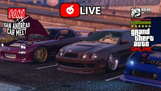 FonzXX Car Meet | GTA 5 Online 🔴LIVE (PS5) | Street Racing RP | Cruising | Buy \u0026 Sell