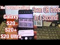 Galaxy S20 / S20+ : How to Scan QR Code w/ Built in Scanner in 1 Second (No Downloading)