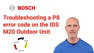 Troubleshooting a P8 error code on the Bosch IDS/IDP