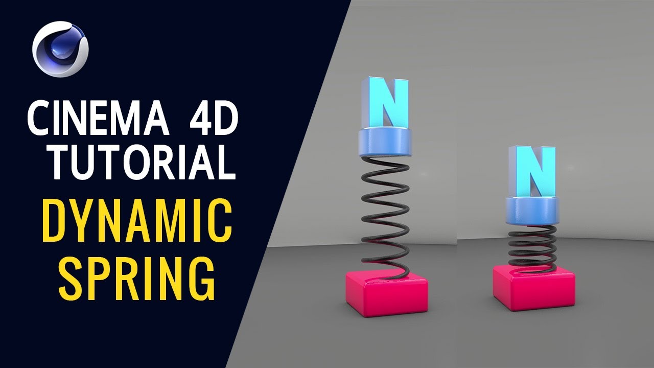 Dynamic Spring - Cinema 4D Tutorial - YouTube