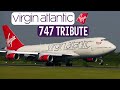 Goodbye VIRGIN 747! 😢 A Tribute to the ICONIC Virgin Atlantic Boeing 747-400 - Takeoffs & Landings