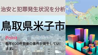 鳥取県米子市の治安と犯罪発生状況2018年～2022年