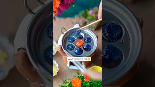 Rainbow Gem Colors Idli (Mini Kitchen Blooper in the END) #shorts #idli #miniature