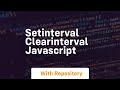 setinterval clearinterval javascript