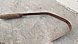 Rusted Long Sword Restoration. Awesome restoration