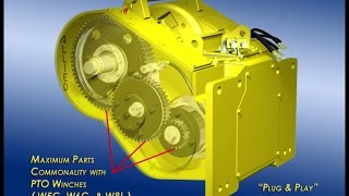 Hydraulic Winch Animation