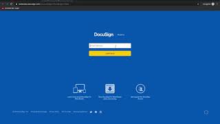 COMMAND Set up Docusign and Sign a Document