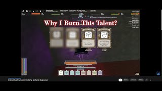 I Burn This Talent... | Deepwoken