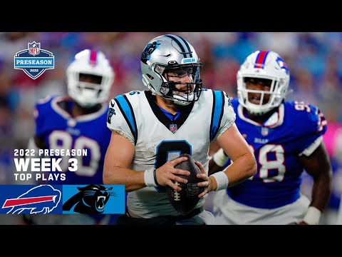 Carolina Panthers Top Plays Vs. Buffalo Bills | NFL 2022 Preseason Week ...