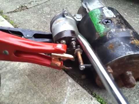How To Test A Car Starter With A Screwdriver And Jumper Cables! How To Test A Car Starter With A Screwdriver And Jumper Cables!