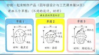 四年级设计与工艺 单元三、我爱工艺之 你我一起制作产品 RBT Reka Bentuk dan Teknologi Year 4 设计磁贴