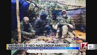 Members of neo-Nazi group arrested in Virginia