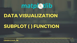 Data Visualization - subplot() || Class 12 Informatics Practices