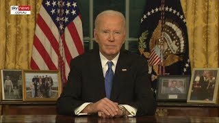 IN FULL: Joe Biden delivers final address from Oval Office