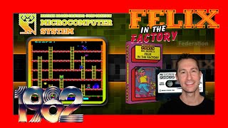 Felix in the Factory (BBC Micro) - Chronologically Gaming (CG) #retro #platformer #bbc #felix