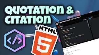 What are HTML Quotation and Citation Elements? #html
