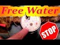 Water meter stop. Free water. Unlimited water. Water meter hack. Life hack