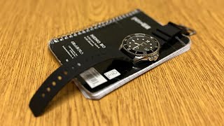 change habits with a watch and a notebook