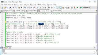 freeBASIC array tutorial 1