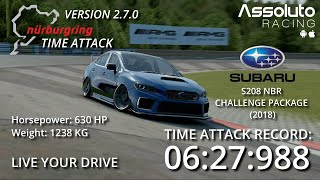 Assoluto Racing 2.7.0 | Nürburgring Time Attack [6:27:988] Subaru S208 NBR CHALLENGE P. (Gameplay)