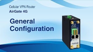 AirGate 4G  - General Configuration | English