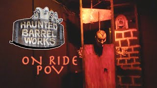 Haunted Barrel Works Ghost Train On Ride 2021 l Centreville Toronto [4K]