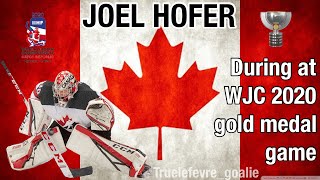 Joel Hofer St. Louis Blues prospect WJC 2020 GOLD MEDAL GAME