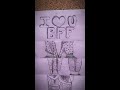 best friend forever❤️ pencil art drawing friends shorts