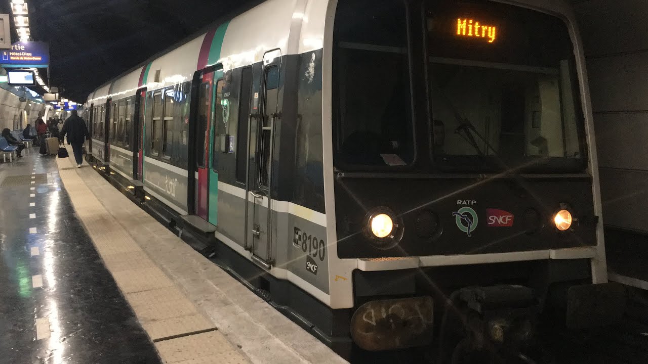 [RER B] Voyage En Cabine Entre Luxembourg Et Saint-Michel Notre-Dame ...