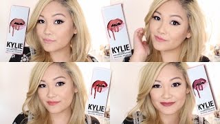 Kylie Cosmetics NEW Velvet Lip Kit Swatches & Review
