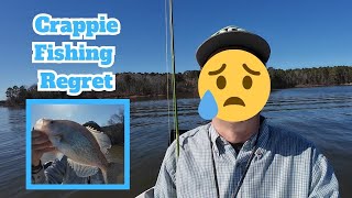 Big Crappie Fishing Regret with Livescope Footage