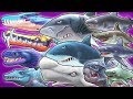 ALL 21 MAX LEVEL SHARKS UNLOCKED (HUNGRY SHARK EVOLUTION)