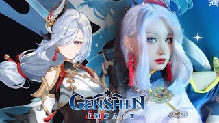 Shenhe​ -​ 申鹤​ [ Genshin​ impact​​ ]​ Makeup​ Tutorial​ by​Irene01